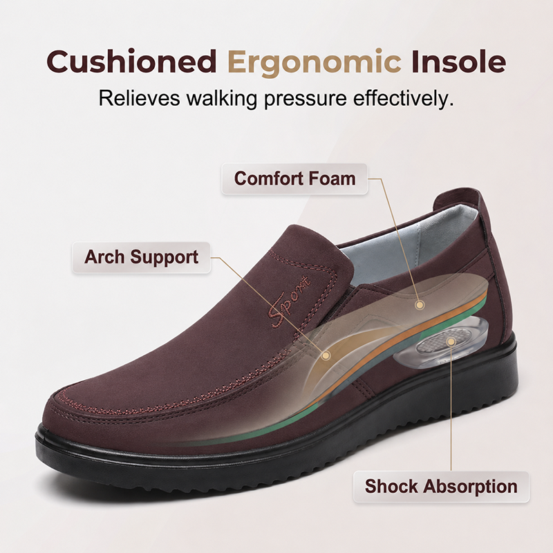Men's Lightweight Breathable Slip-On Shoes