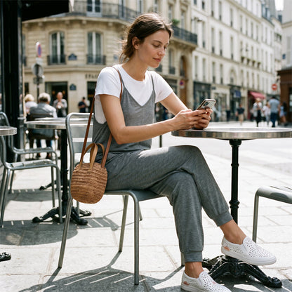 Women's Spaghetti Strap Overalls Jumpsuit