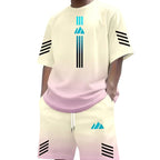 Men's Summer T-Shirt & Shorts Two-Piece Set