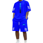 Men's Summer T-Shirt & Shorts Two-Piece Set