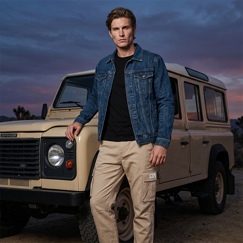 Men's Drawstring Cargo Jogger Pants