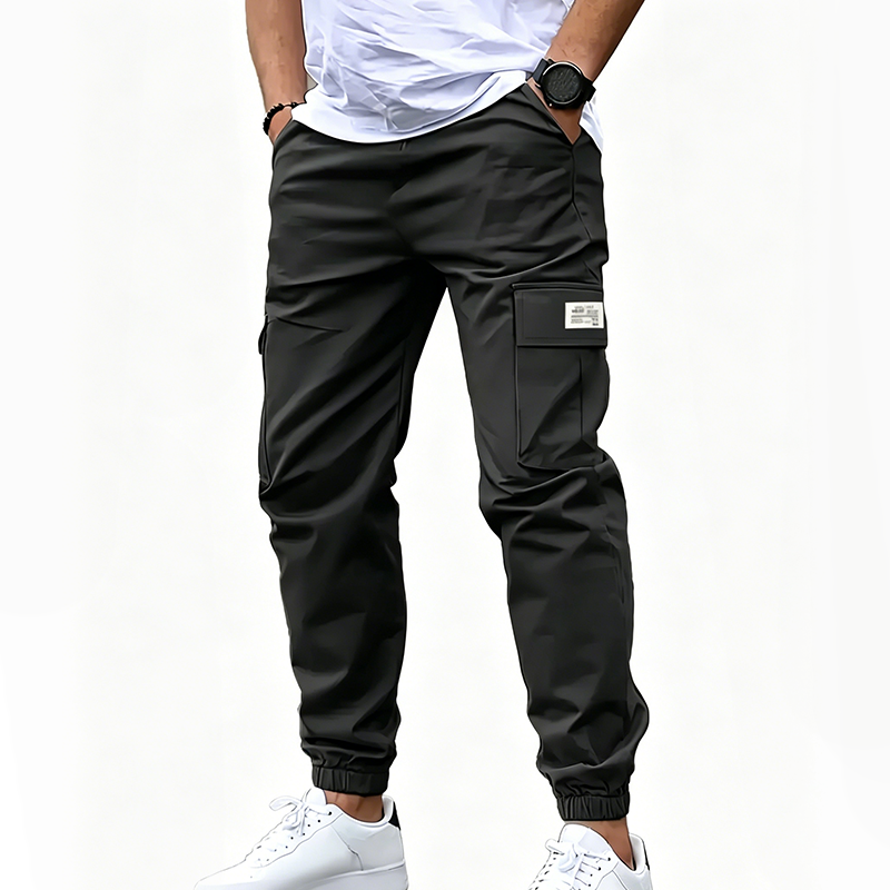 Men's Drawstring Cargo Jogger Pants