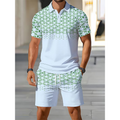 Men’s Casual Short Sleeve Top & Shorts Set