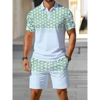 Men’s Casual Short Sleeve Top & Shorts Set
