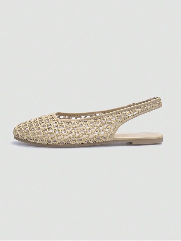 👡🌸 Women's Woven Slingback Sandals – 50% OFF! Chic woven detail, elegant slingback, comfortable flat sole – perfect for work & weekend. 🔥✨