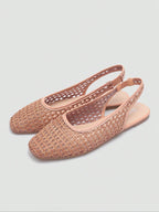 👡🌸 Women's Woven Slingback Sandals – 50% OFF! Chic woven detail, elegant slingback, comfortable flat sole – perfect for work & weekend. 🔥✨