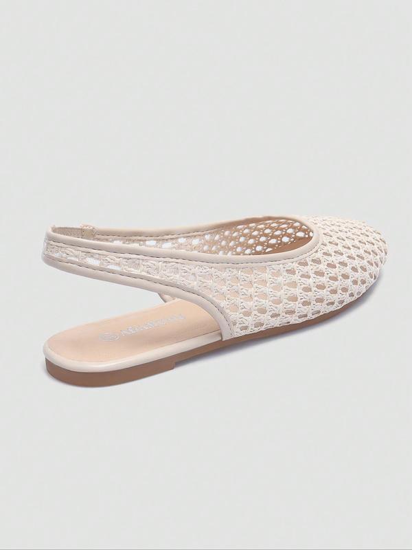 👡🌸 Women's Woven Slingback Sandals – 50% OFF! Chic woven detail, elegant slingback, comfortable flat sole – perfect for work & weekend. 🔥✨