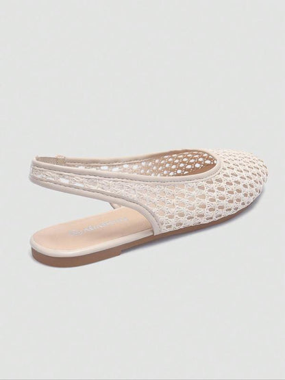 👡🌸 Women's Woven Slingback Sandals – 50% OFF! Chic woven detail, elegant slingback, comfortable flat sole – perfect for work & weekend. 🔥✨