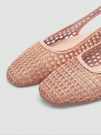 👡🌸 Women's Woven Slingback Sandals – 50% OFF! Chic woven detail, elegant slingback, comfortable flat sole – perfect for work & weekend. 🔥✨