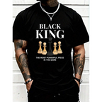 Men Plus Size Chess Slogan Print T-Shirt Casual Short Sleeve Tee