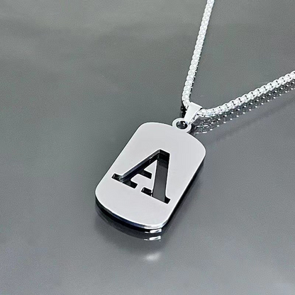 Minimal Initial Necklace for Women & Men