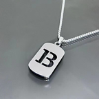 Minimal Initial Necklace for Women & Men
