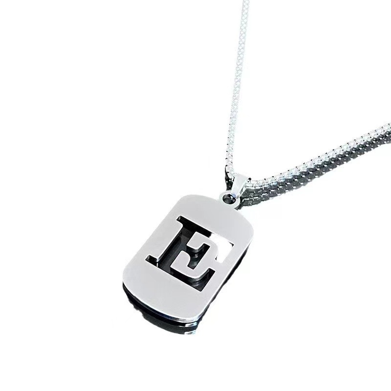 Minimal Initial Necklace for Women & Men