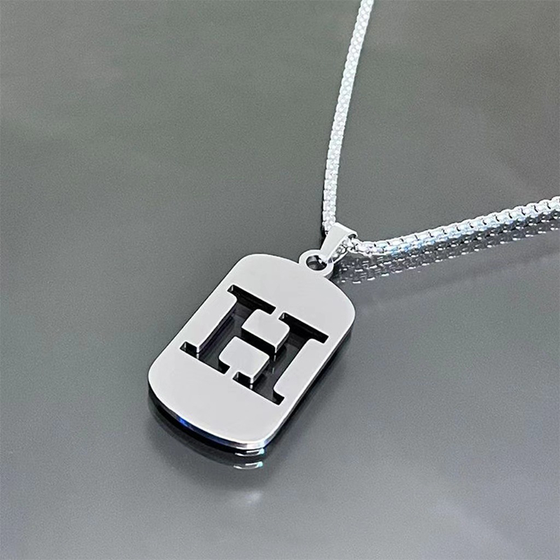 Minimal Initial Necklace for Women & Men