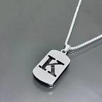 Minimal Initial Necklace for Women & Men