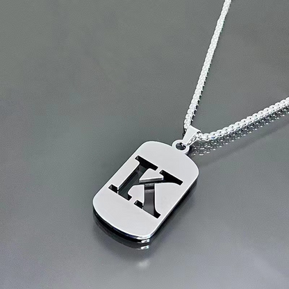 Minimal Initial Necklace for Women & Men