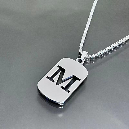 Minimal Initial Necklace for Women & Men