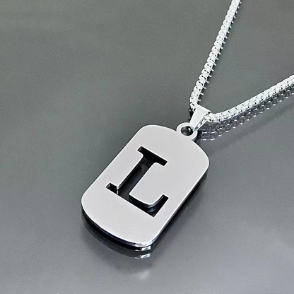Minimal Initial Necklace for Women & Men