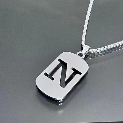 Minimal Initial Necklace for Women & Men