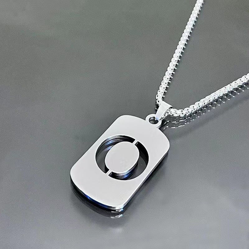 Minimal Initial Necklace for Women & Men
