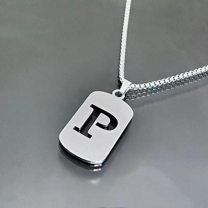 Minimal Initial Necklace for Women & Men