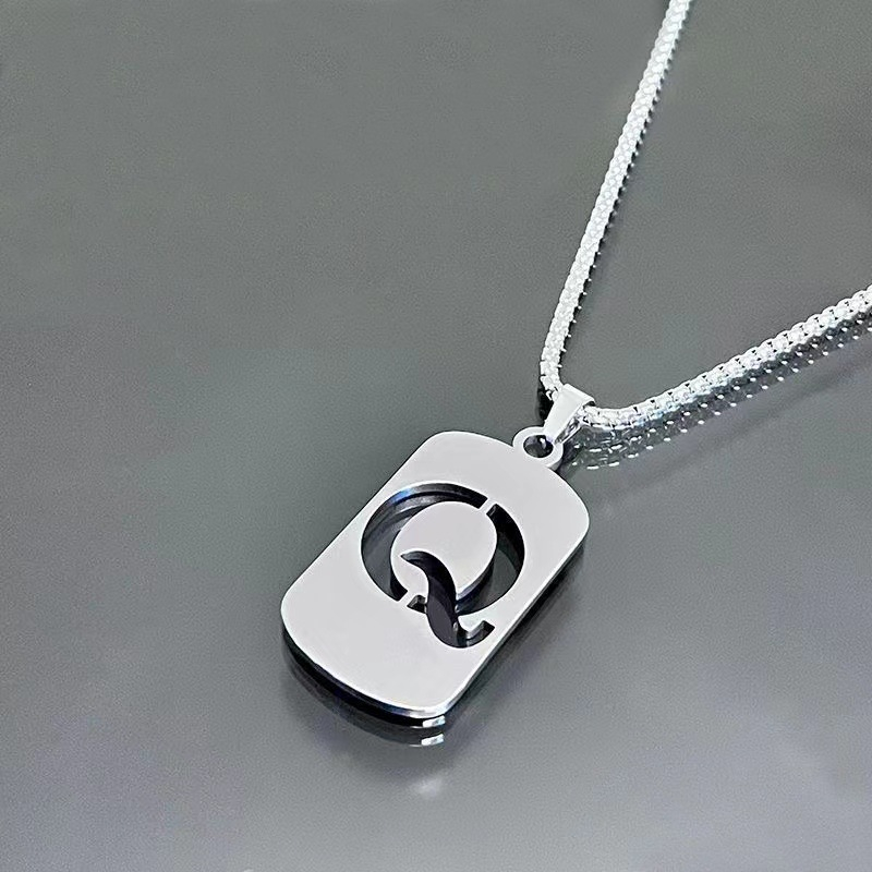 Minimal Initial Necklace for Women & Men