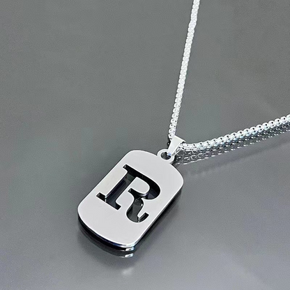 Minimal Initial Necklace for Women & Men