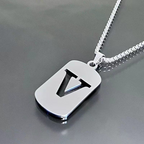Minimal Initial Necklace for Women & Men