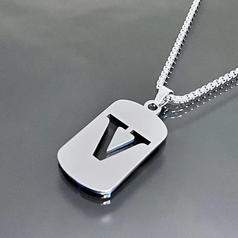 Minimal Initial Necklace for Women & Men