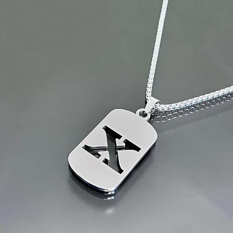 Minimal Initial Necklace for Women & Men