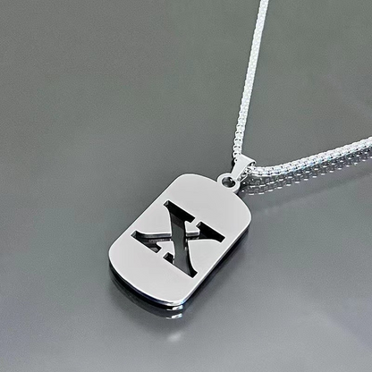 Minimal Initial Necklace for Women & Men