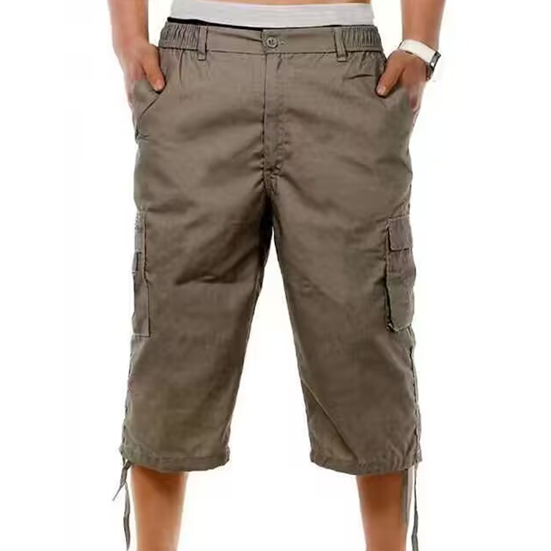 Men's Multi-Pocket Capri Pants