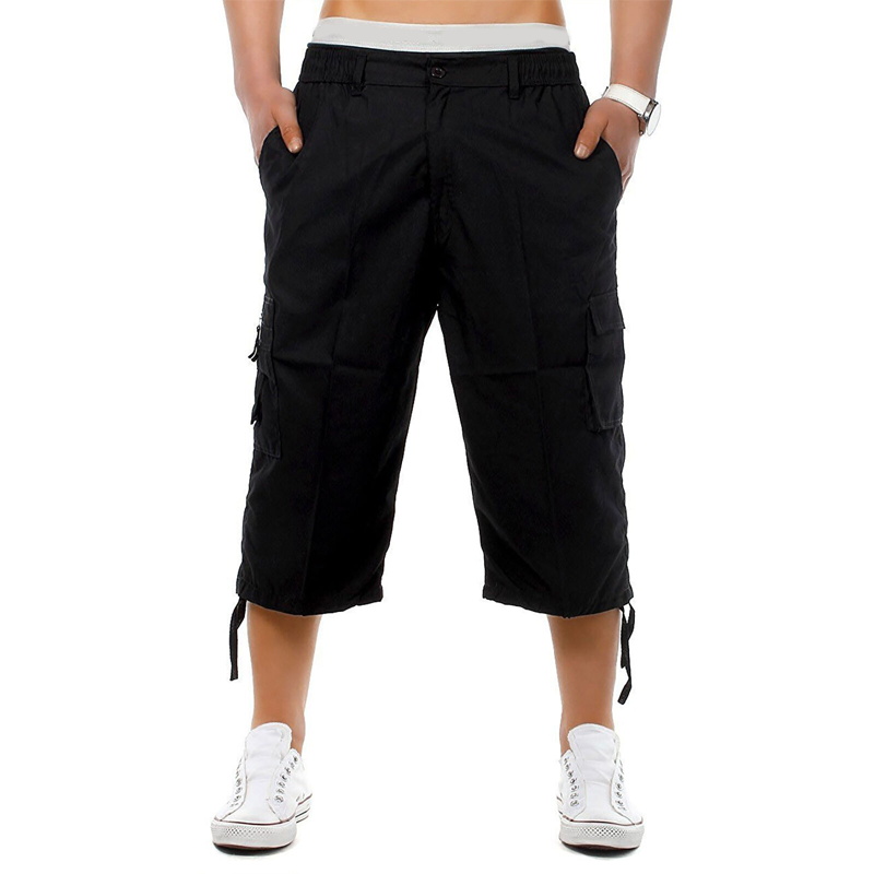 Men's Multi-Pocket Capri Pants