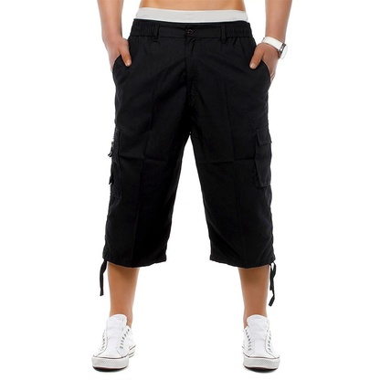 Men's Multi-Pocket Capri Pants