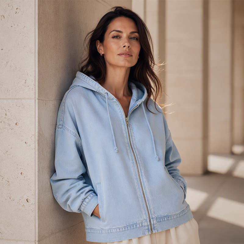 🎁New Arrivals 50% OFF💥Women's Relaxed Zip Hoodie Jacket – Relaxed Fit Everyday Layer For Effortless Casual Style 🤍
