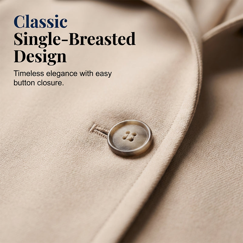 Bestseller🏆🧥 Cropped Blazer Jacket – Timeless Silhouette & All-Day Comfort for Every Look