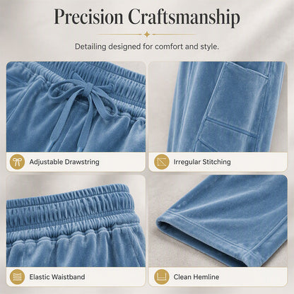 ✨ Easy Everyday Comfort | Women's Relaxed Wide-Leg Drawstring Pants