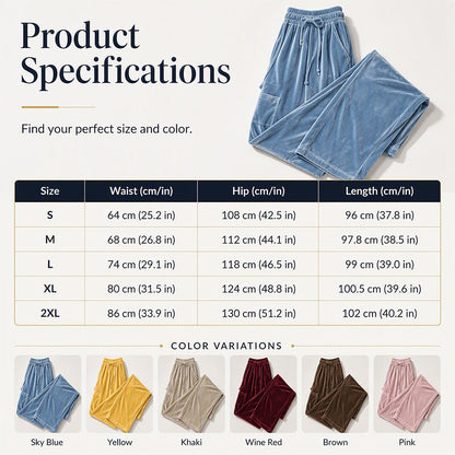 ✨ Easy Everyday Comfort | Women's Relaxed Wide-Leg Drawstring Pants