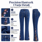 🎉NYHETER 2026✨|Högmidjade flare-jeans med broderade detaljer