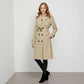 🍂Nya höstnyheter|Kvinnors lediga dubbelknäppt trenchcoat
