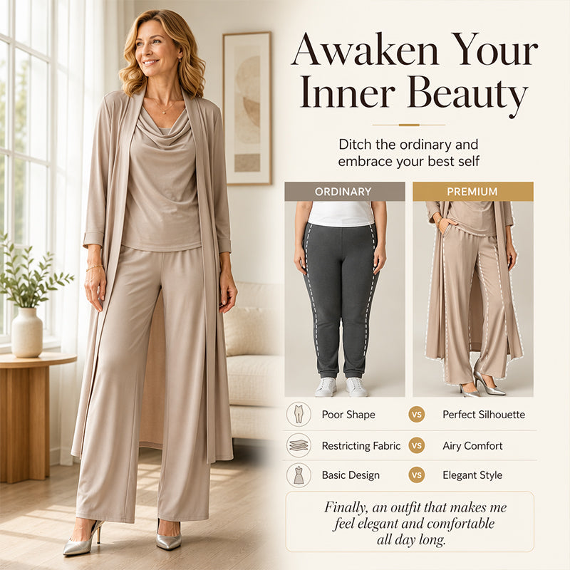 ✨ Premium Comfort | Women's Elegant 3-Piece Casual Set⚡Free shipping