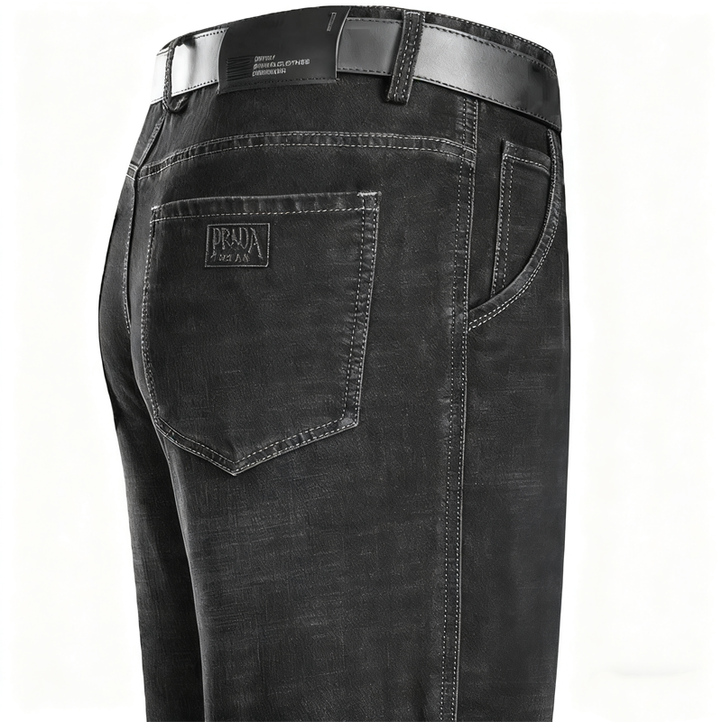 👖Men's Warm Lined Straight-Leg Jeans