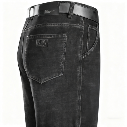 👖Men's Warm Lined Straight-Leg Jeans