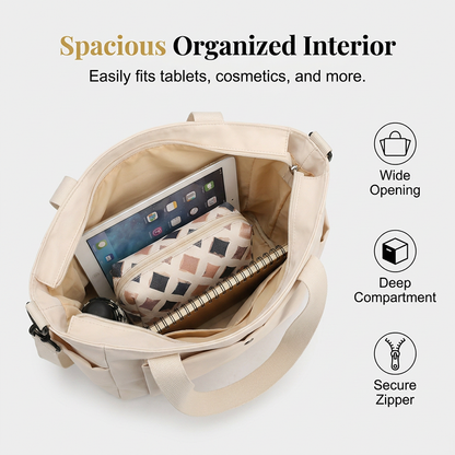 👜 Carry More, Stay Organized | Women's Large-Capacity 3-Way Tote Bag