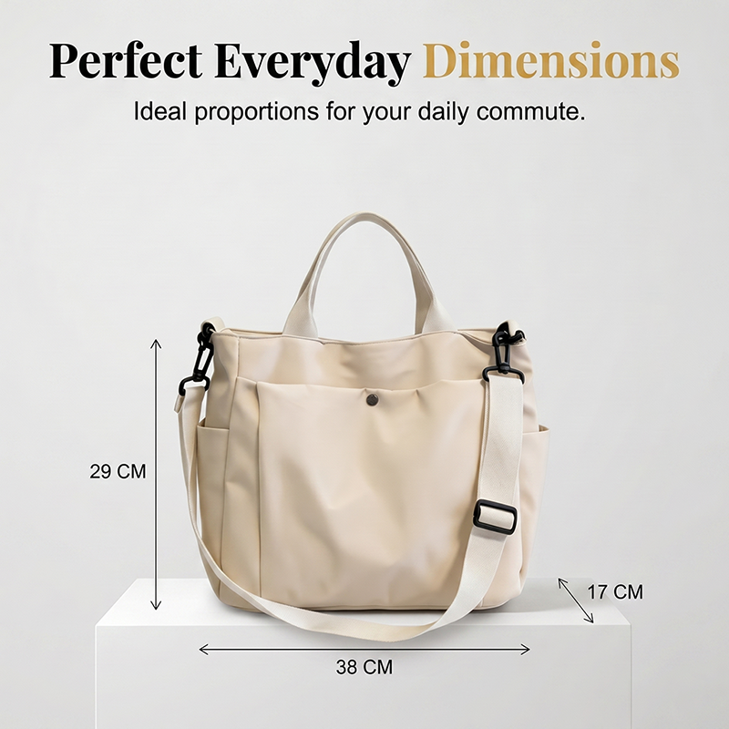 👜 Carry More, Stay Organized | Women's Large-Capacity 3-Way Tote Bag