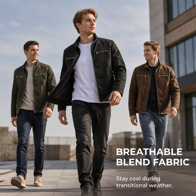 Men's Casual Slim Fit Cargo Jacket