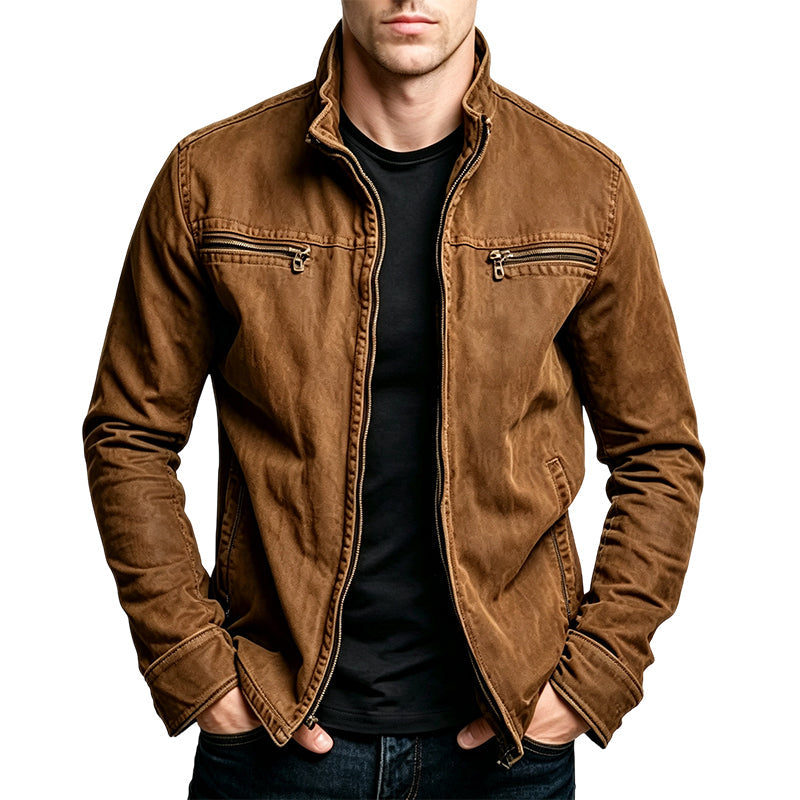 Men's Casual Slim Fit Cargo Jacket