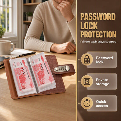 💵Lockable Checkbook & Document Organizer📓