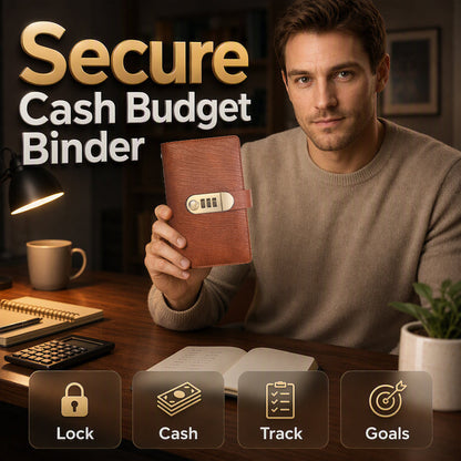 💵Lockable Checkbook & Document Organizer📓