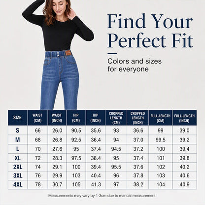 👖 Flattering Flare, Flexible Comfort | Women's High-Waist Stretch Jeans